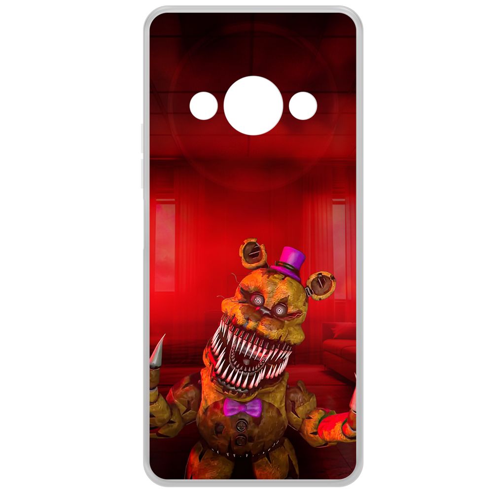 Чехол-накладка Krutoff Clear Case ФНАФ - Фредди атакует для Xiaomi Redmi A3x, Прозрачный 
Чехол-накладка Krutoff Clear Case ФНАФ - Фредди атакует для Xiaomi Redmi A3x, Прозрачный