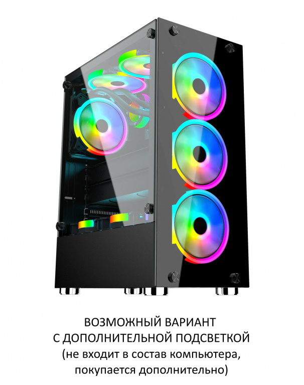 фото Настольный компьютер topcomp ak 121970781 черный (topcomp ak 121970781)