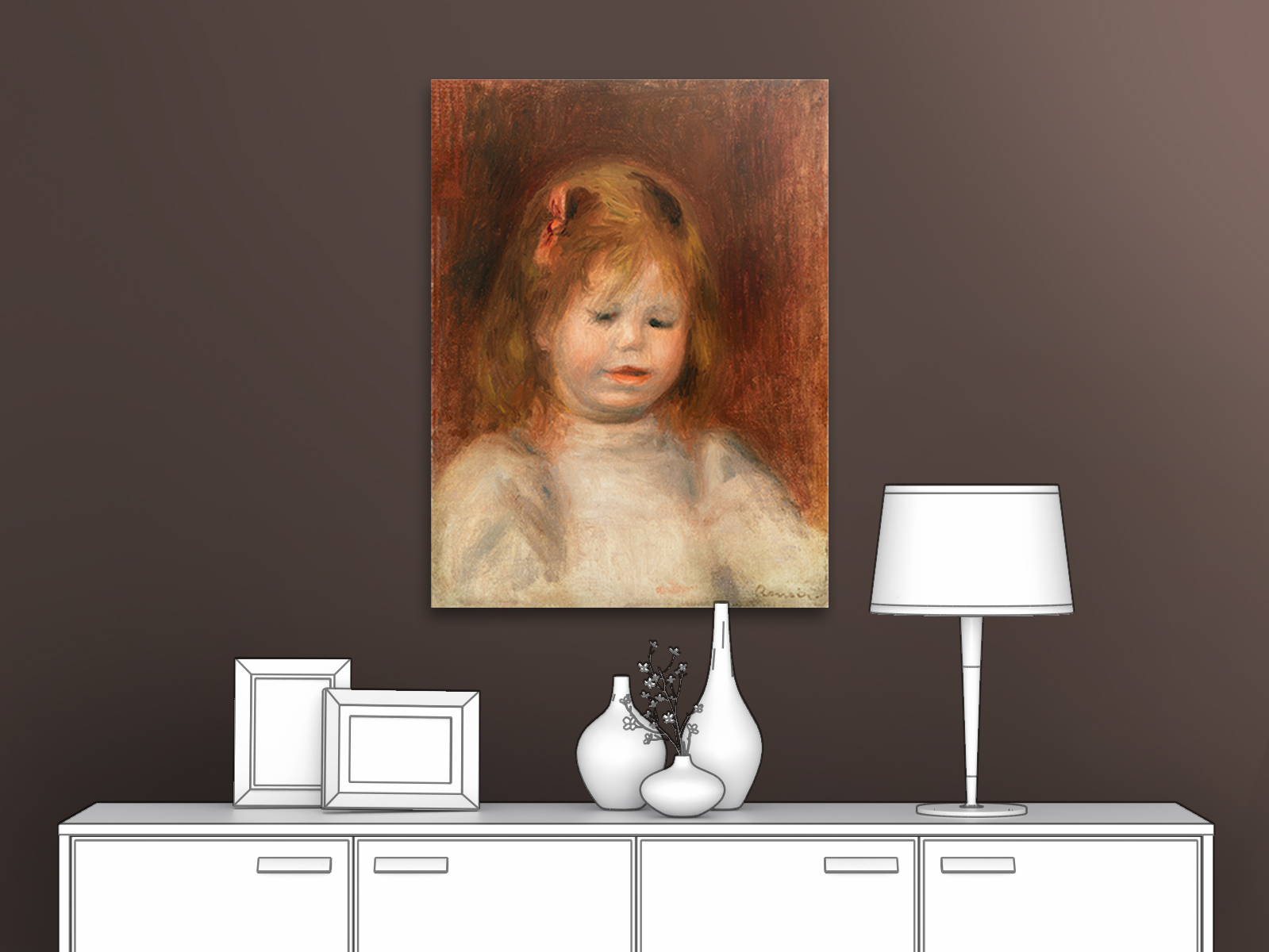 Картина на холсте репродукция Огюста Ренуара "Портрет Жана Ренуара" 79х106 см, Портрет Жана Ренуара
Картина на холсте репродукция Огюста Ренуара "Портрет Жана Ренуара" 79х106 см, Портрет Жана Ренуара