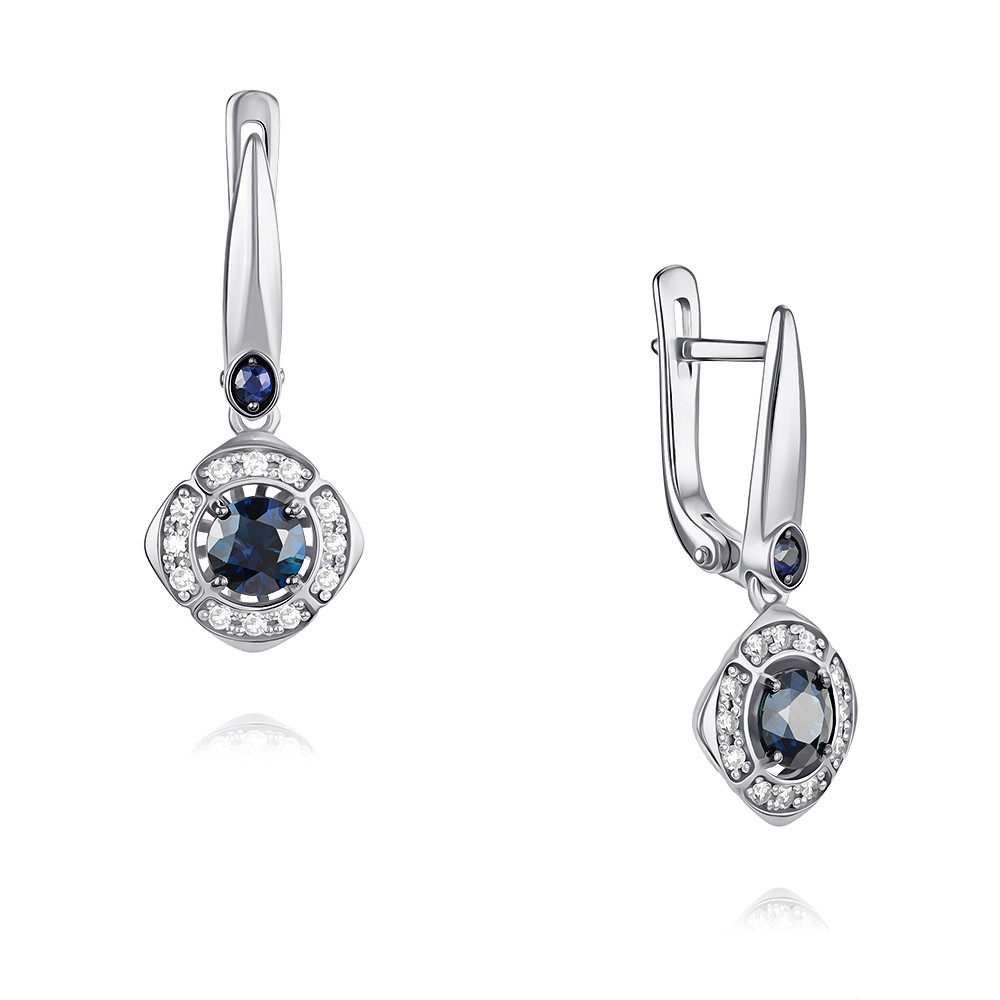 Серьги подвески из белого золота ADAMAS 24040204/01-А51ДЧ-432, бриллиант/сапфир, 24040204/01-А51ДЧ-432
Серьги подвески из белого золота ADAMAS 24040204/01-А51ДЧ-432, бриллиант/сапфир, 24040204/01-А51ДЧ-432