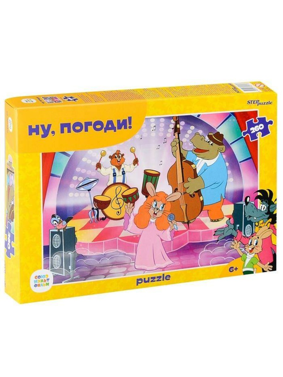 Пазлы Step Puzzle "Ну, погоди!", 260 элементов, в коробке (74071), "Ну, погоди!", 260 элементов, в коробке
Пазлы Step Puzzle "Ну, погоди!", 260 элементов, в коробке (74071), "Ну, погоди!", 260 элементов, в коробке