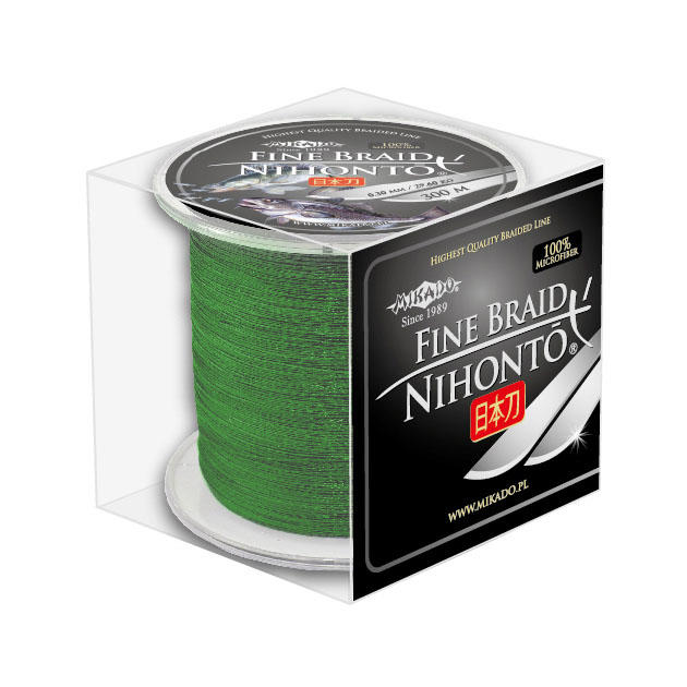 Плетеный шнур Mikado Nihonto fine braid 0,16 green (300 м) - 12.50 кг., Зеленый, Nihonto Fine Braid
Плетеный шнур Mikado Nihonto fine braid 0,16 green (300 м) - 12.50 кг., Зеленый, Nihonto Fine Braid