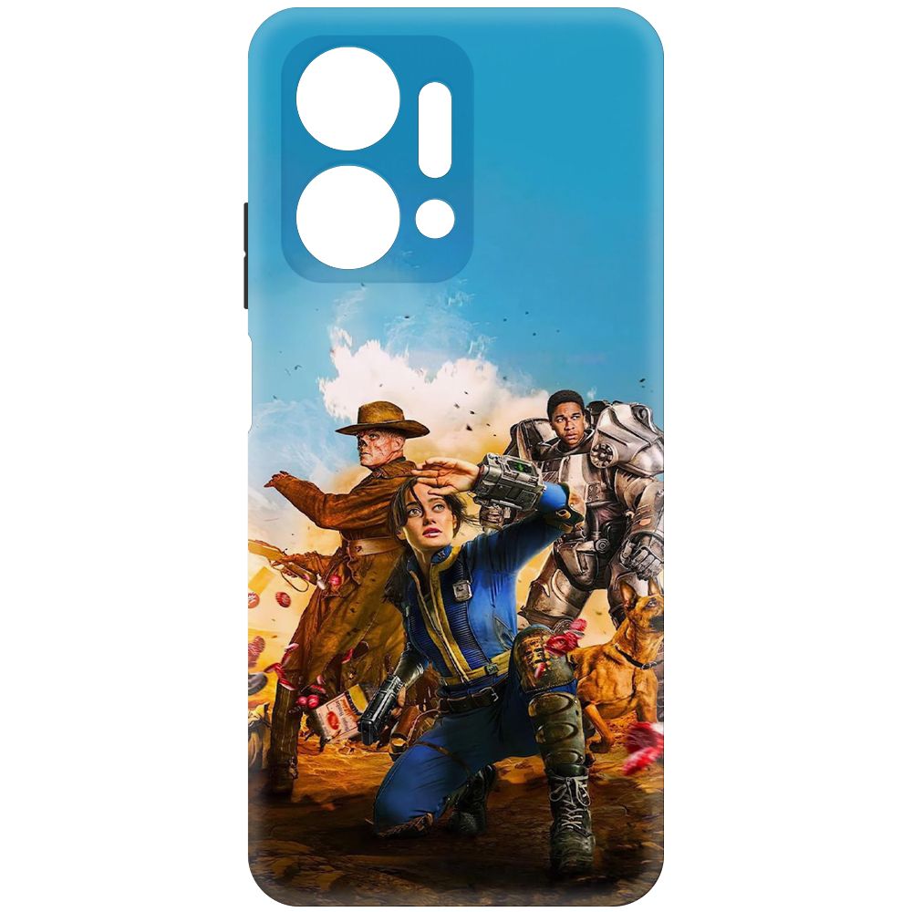 Чехол-накладка Krutoff Soft Case Фоллаут (Fallout) - Люси, Гуль и Аарон для Honor X7a Plus, Черный
Чехол-накладка Krutoff Soft Case Фоллаут (Fallout) - Люси, Гуль и Аарон для Honor X7a Plus, Черный