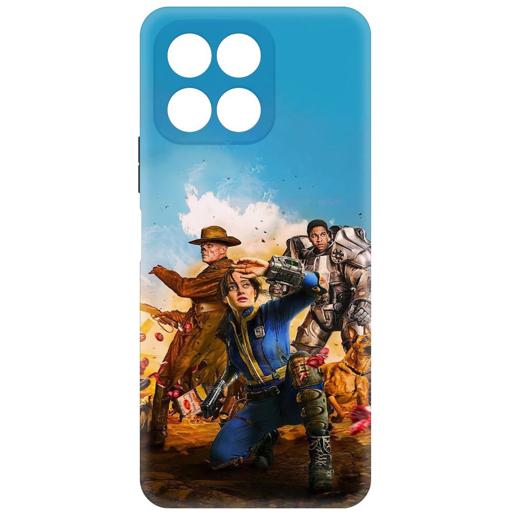 Чехол-накладка Krutoff Soft Case Фоллаут (Fallout) - Люси, Гуль и Аарон для Honor X8 5G, Черный
Чехол-накладка Krutoff Soft Case Фоллаут (Fallout) - Люси, Гуль и Аарон для Honor X8 5G, Черный
