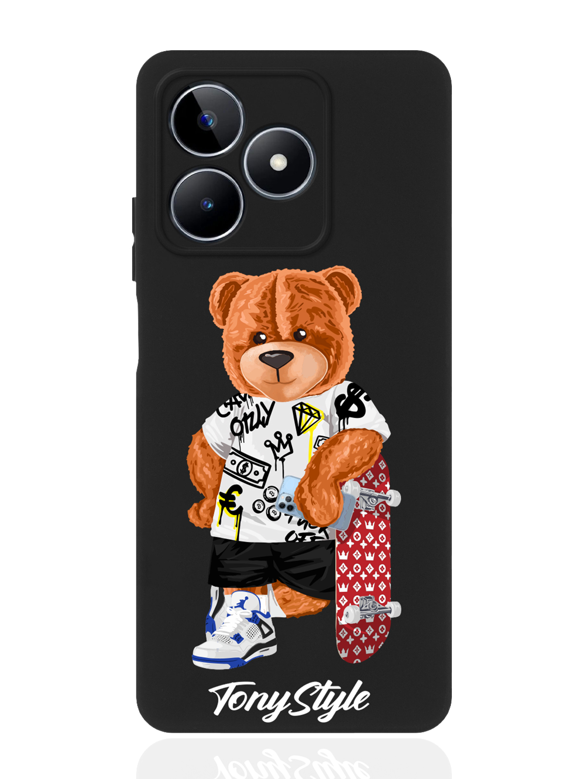 Чехол для смартфона Realme C53/ Narzo N53 черный силиконовый Tony Style со скейтом, Коричневый;черный;красный
Чехол для смартфона Realme C53/ Narzo N53 черный силиконовый Tony Style со скейтом, Коричневый;черный;красный