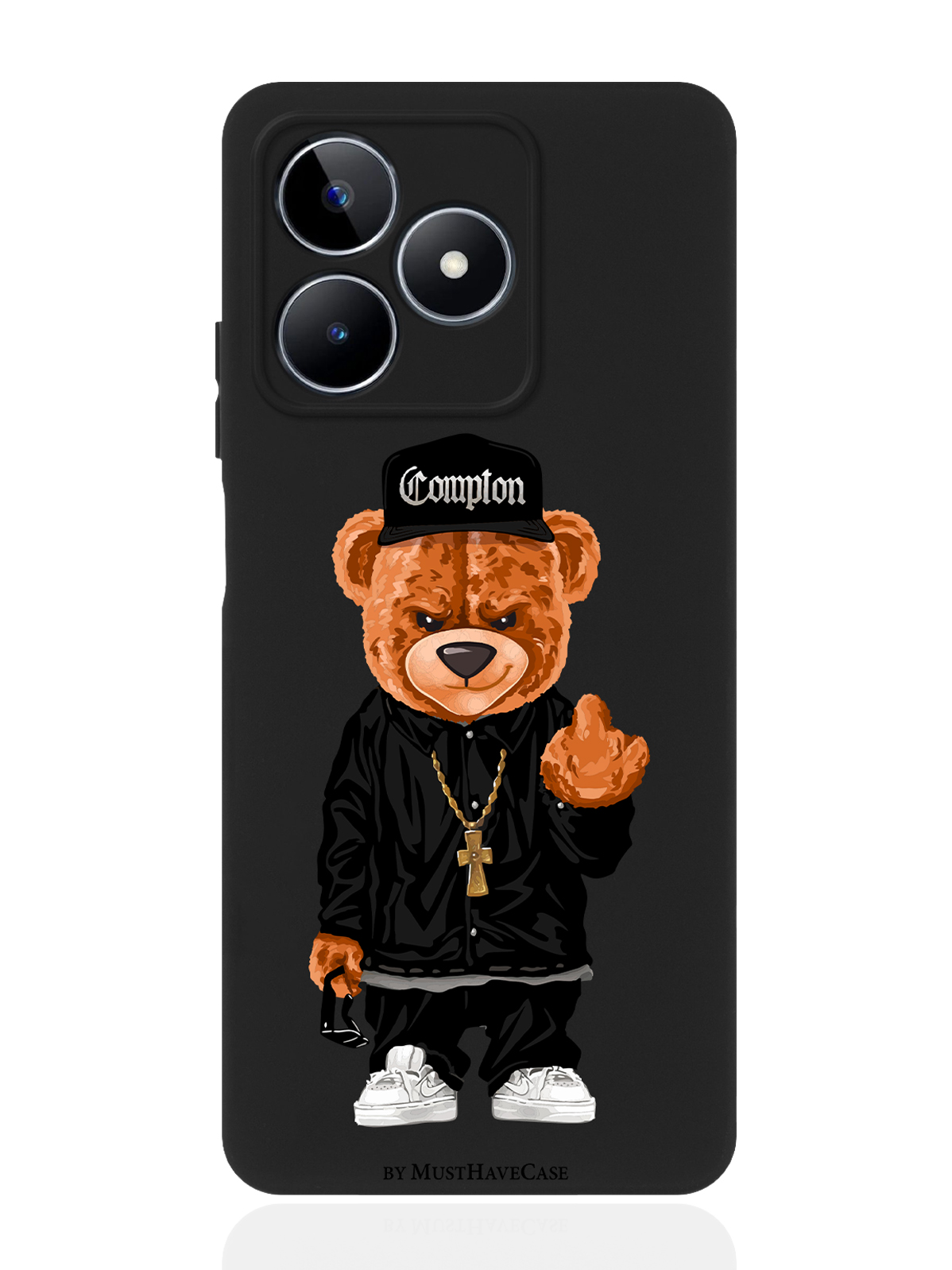 Чехол для смартфона Realme C53/ Narzo N53 черный силиконовый Мишка Compton, Коричневый;черный;зеленый
Чехол для смартфона Realme C53/ Narzo N53 черный силиконовый Мишка Compton, Коричневый;черный;зеленый