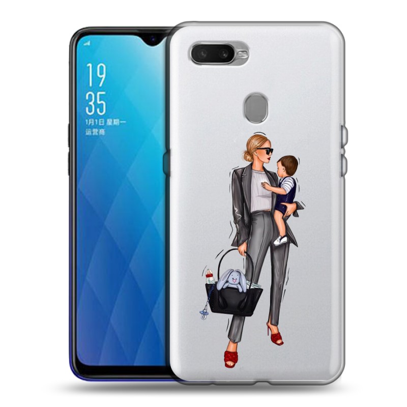 Полупрозрачный дизайнерский силиконовый чехол для OPPO AX7 / OPPO A5s / OPPO A12 Мама и сы
Полупрозрачный дизайнерский силиконовый чехол для OPPO AX7 / OPPO A5s / OPPO A12 Мама и сы
