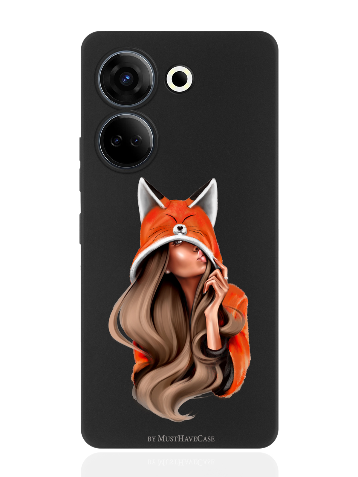 Чехол для смартфона Tecno Camon 20/ 20 Pro 4G черный силиконовый Foxy Girl/ Лисичка, Серый;черный
Чехол для смартфона Tecno Camon 20/ 20 Pro 4G черный силиконовый Foxy Girl/ Лисичка, Серый;черный