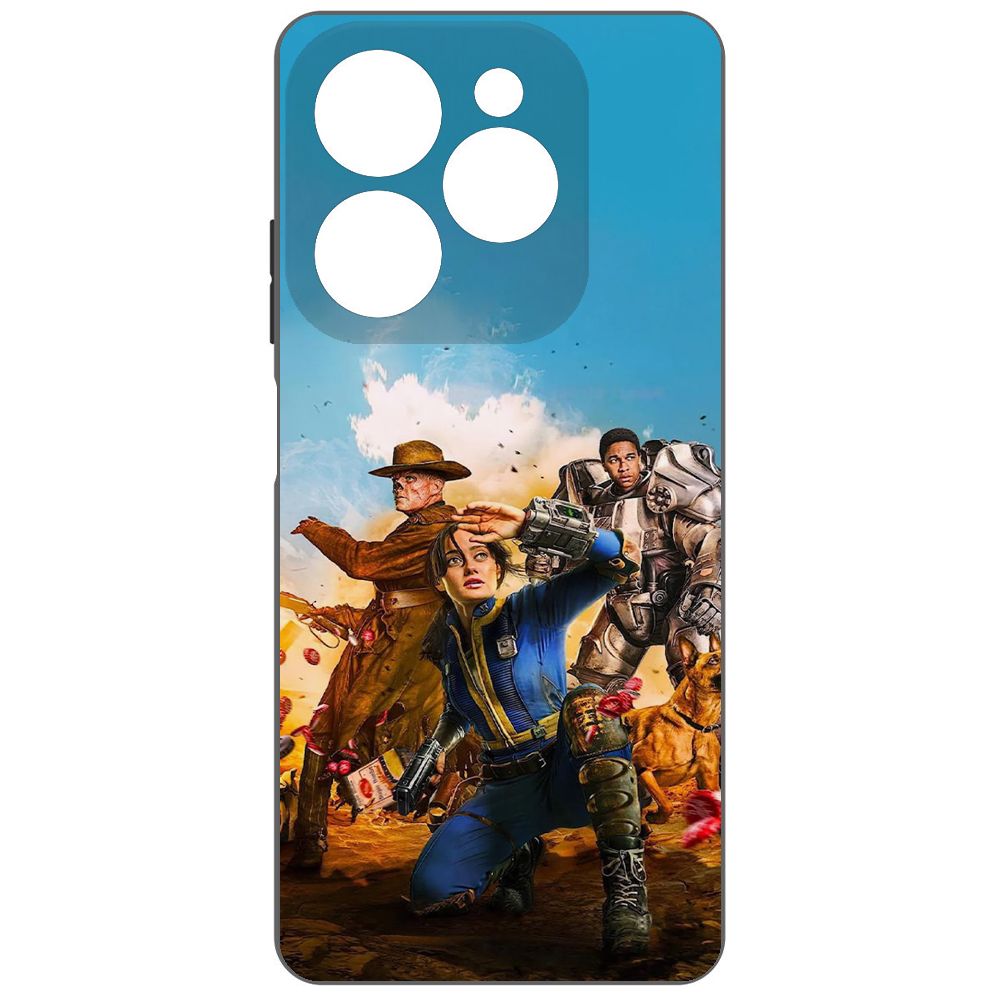 Чехол-накладка Krutoff Soft Case Фоллаут (Fallout) -Люси, Гуль и Аарон для INFINIX Hot 40i
Чехол-накладка Krutoff Soft Case Фоллаут (Fallout) -Люси, Гуль и Аарон для INFINIX Hot 40i