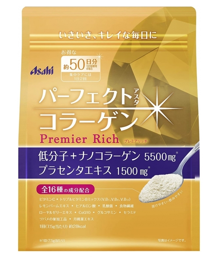 Коллаген ASAHI Premier Rich, порошок, 378 г, Premier Rich 
Коллаген ASAHI Premier Rich, порошок, 378 г, Premier Rich