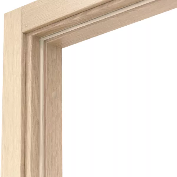 OLOVI дверная коробка для дверей с притвором M9 экошпон Дуб беленый (стоевые 2 петли + пер, Бежевый 
OLOVI дверная коробка для дверей с притвором M9 экошпон Дуб беленый (стоевые 2 петли + пер, Бежевый