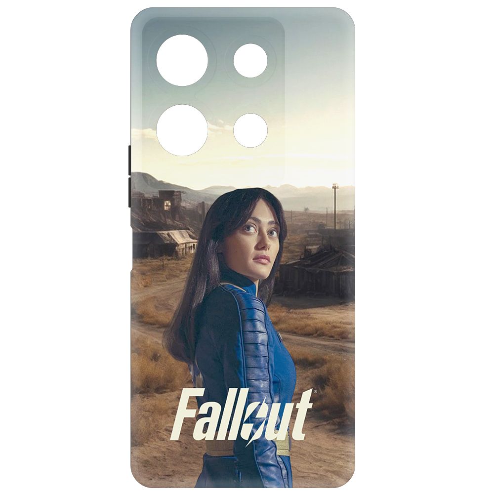 Чехол-накладка Krutoff Soft Case Фоллаут (Fallout)-Люси в пустошах для INFINIX Note 30 VIP, Черный 
Чехол-накладка Krutoff Soft Case Фоллаут (Fallout)-Люси в пустошах для INFINIX Note 30 VIP, Черный