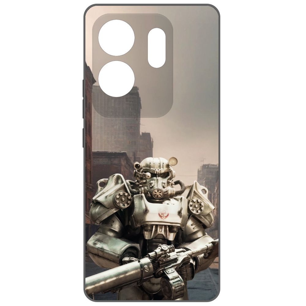 Чехол-накладка Krutoff Soft Case Фоллаут (Fallout) -Рыцарь Братства для INFINIX Zero 30 4G, Черный
Чехол-накладка Krutoff Soft Case Фоллаут (Fallout) -Рыцарь Братства для INFINIX Zero 30 4G, Черный