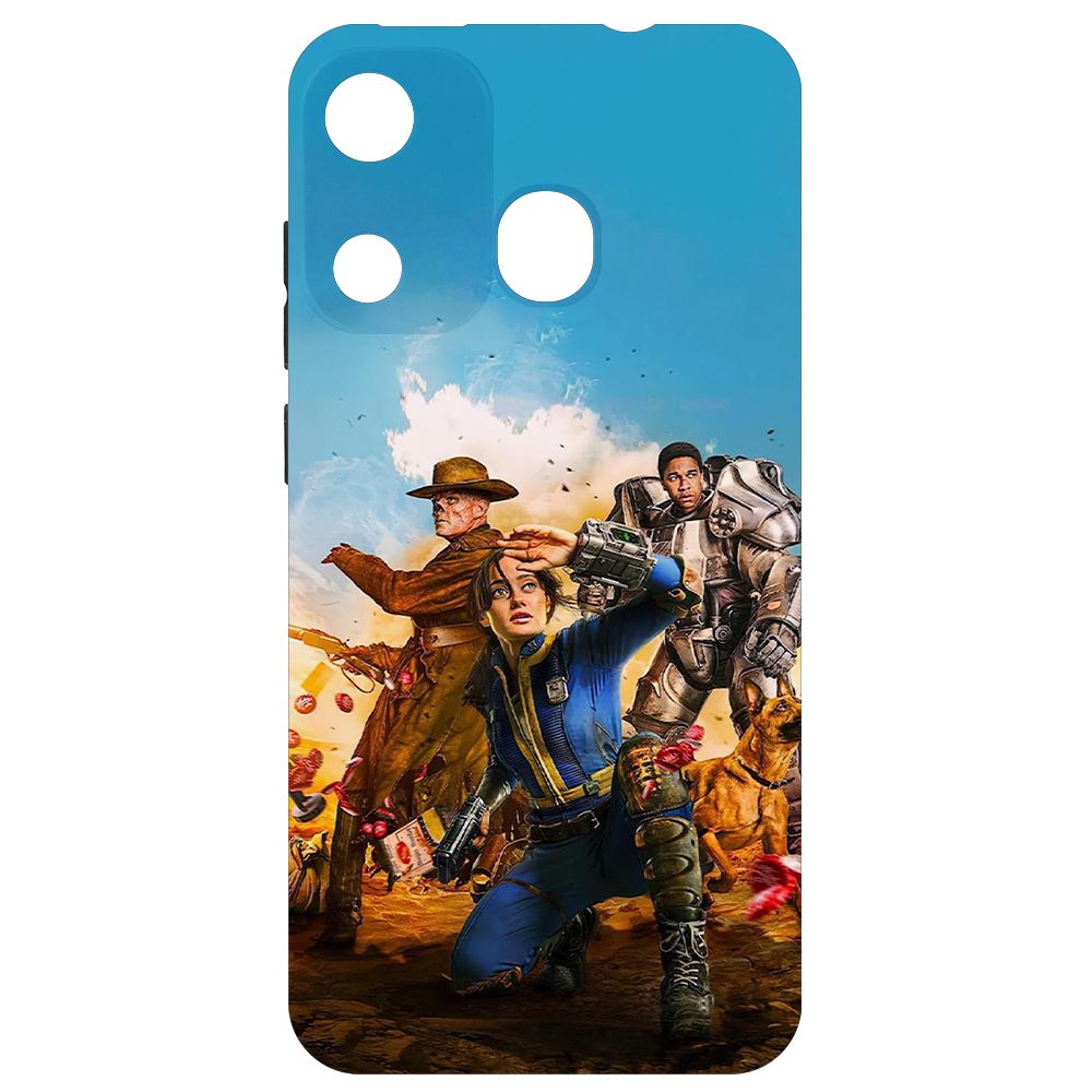 Чехол-накладка Krutoff Soft Case Фоллаут (Fallout) - Люси, Гуль и Аарон для ITEL A27
Чехол-накладка Krutoff Soft Case Фоллаут (Fallout) - Люси, Гуль и Аарон для ITEL A27