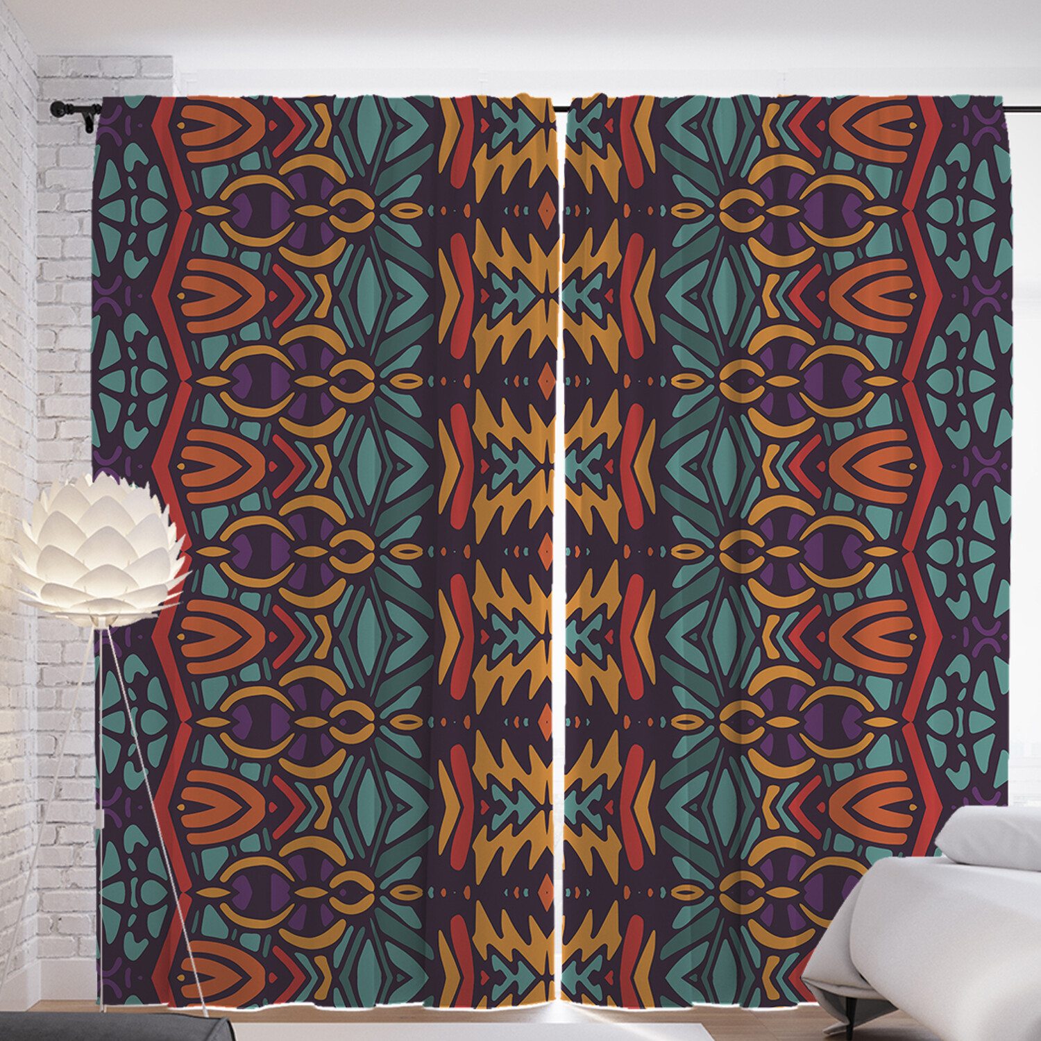 Фотошторы для кухни и спальни JoyArty JoyArty "Вертикальный орнамент", Вертикальный орнамент 
Фотошторы для кухни и спальни JoyArty JoyArty "Вертикальный орнамент", Вертикальный орнамент