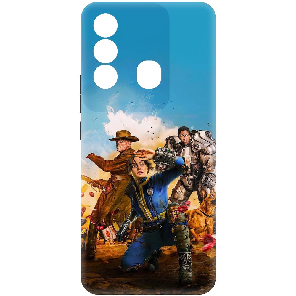 Чехол-накладка Krutoff Soft Case Фоллаут (Fallout) - Люси, Гуль и Аарон для ITEL P38 Pro
Чехол-накладка Krutoff Soft Case Фоллаут (Fallout) - Люси, Гуль и Аарон для ITEL P38 Pro