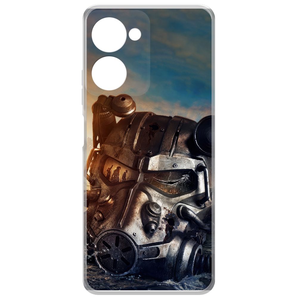 Чехол-накладка Krutoff Clear Case Фоллаут (Fallout) - Шлем Т-60 для Realme 10 Pro, Прозрачный
Чехол-накладка Krutoff Clear Case Фоллаут (Fallout) - Шлем Т-60 для Realme 10 Pro, Прозрачный