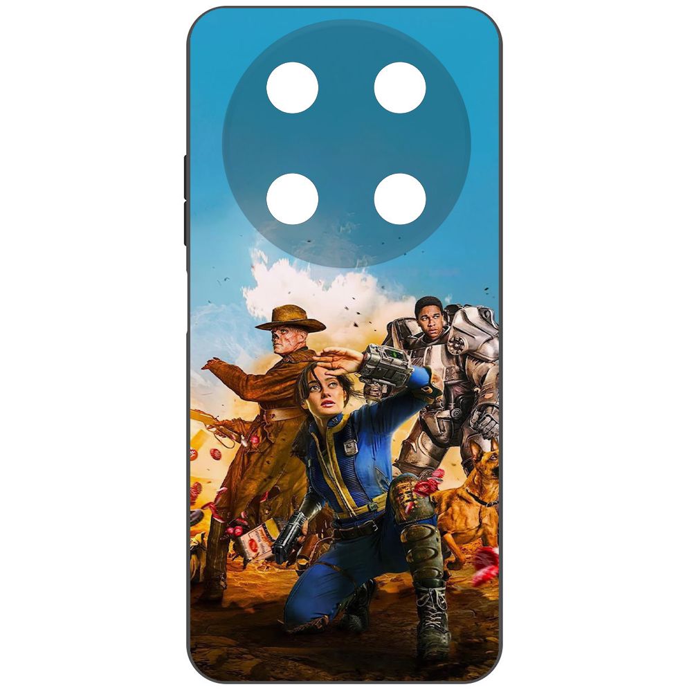 Чехол-накладка Krutoff Soft Case Фоллаут (Fallout) - Люси, Гуль и Аарон для ITEL RS4, Черный
Чехол-накладка Krutoff Soft Case Фоллаут (Fallout) - Люси, Гуль и Аарон для ITEL RS4, Черный