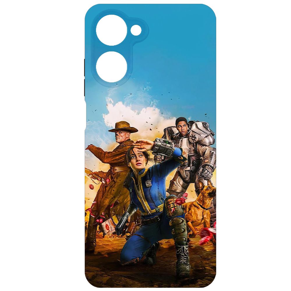 Чехол-накладка Krutoff Soft Case Фоллаут (Fallout) - Люси, Гуль и Аарон для Realme 10 4G, Черный
Чехол-накладка Krutoff Soft Case Фоллаут (Fallout) - Люси, Гуль и Аарон для Realme 10 4G, Черный
