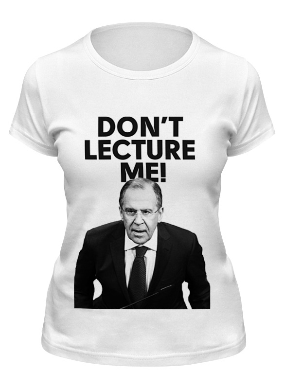 Футболка женская Printio Don't lecture me! lavrov белая S, Белый, Don't lecture me! lavrov
Футболка женская Printio Don't lecture me! lavrov белая S, Белый, Don't lecture me! lavrov