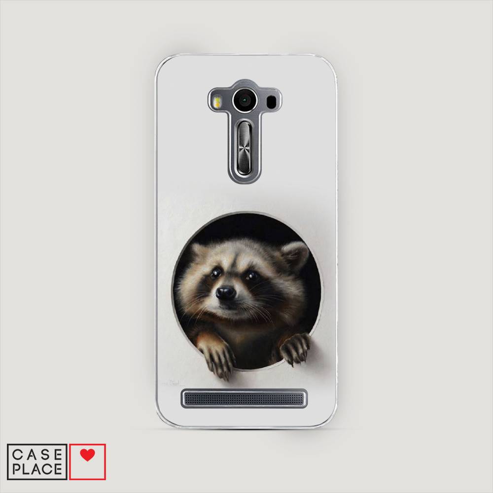 фото Чехол awog "любопытный енот" для asus zenfone 2 laser ze500kl