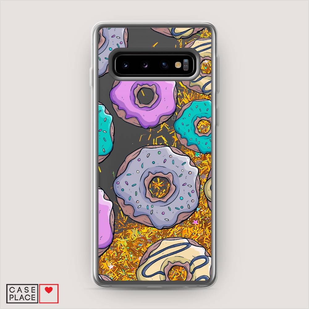 Жидкий чехол с блестками "Разноцветные пончики в глазури 2" на Samsung Galaxy S10 +, 27190-1
Жидкий чехол с блестками "Разноцветные пончики в глазури 2" на Samsung Galaxy S10 +, 27190-1