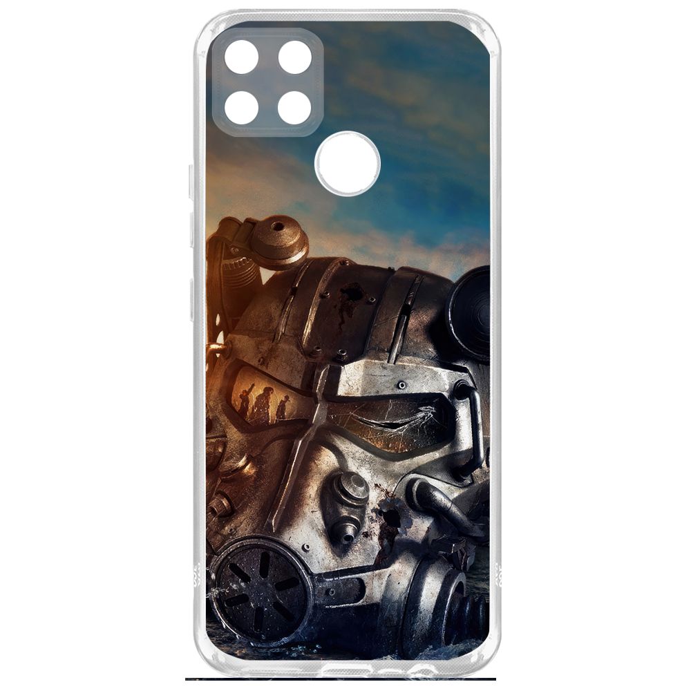 Чехол-накладка Krutoff Clear Case Фоллаут (Fallout) - Шлем Т-60 для Realme C25, Прозрачный
Чехол-накладка Krutoff Clear Case Фоллаут (Fallout) - Шлем Т-60 для Realme C25, Прозрачный