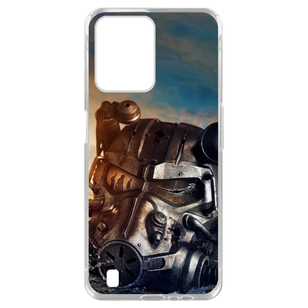 Чехол-накладка Krutoff Clear Case Фоллаут (Fallout) - Шлем Т-60 для Realme C31, Прозрачный
Чехол-накладка Krutoff Clear Case Фоллаут (Fallout) - Шлем Т-60 для Realme C31, Прозрачный