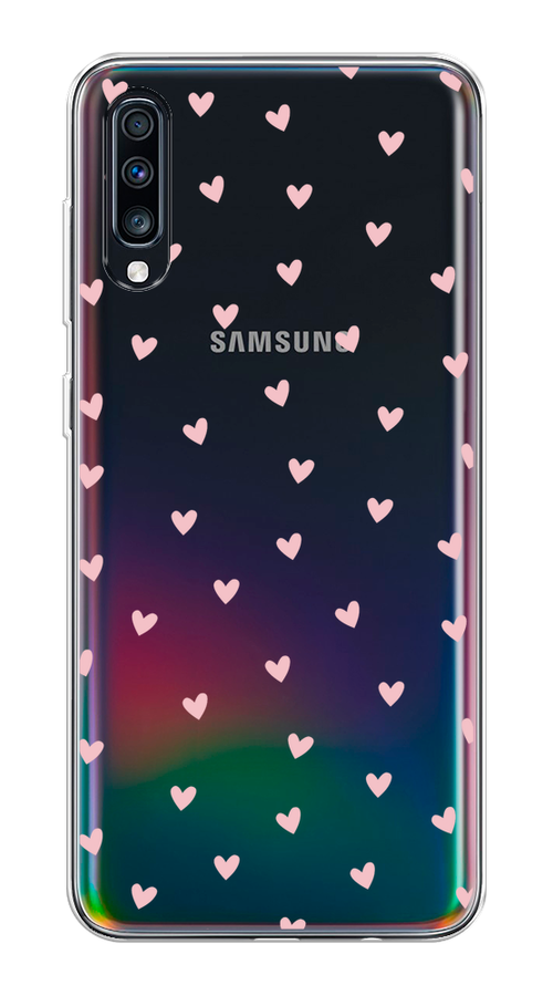 Чехол на Samsung Galaxy A70 "Розовые сердечки паттерн", Розовый;прозрачный, 28150-1
Чехол на Samsung Galaxy A70 "Розовые сердечки паттерн", Розовый;прозрачный, 28150-1