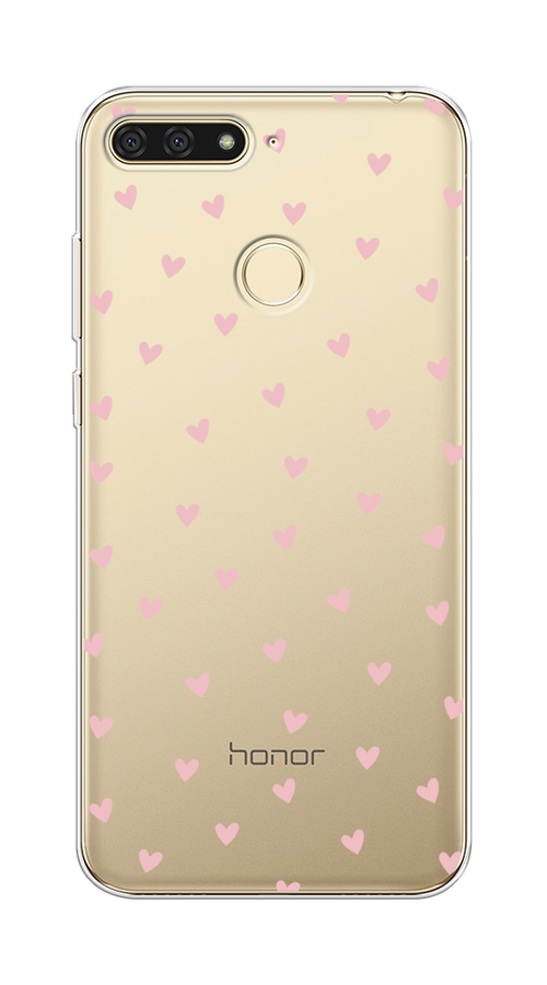 Чехол на Honor 7C/7A Pro/Huawei Y6 Prime 2018 "Розовые сердечки паттерн", Розовый;прозрачный, 65750-1
Чехол на Honor 7C/7A Pro/Huawei Y6 Prime 2018 "Розовые сердечки паттерн", Розовый;прозрачный, 65750-1