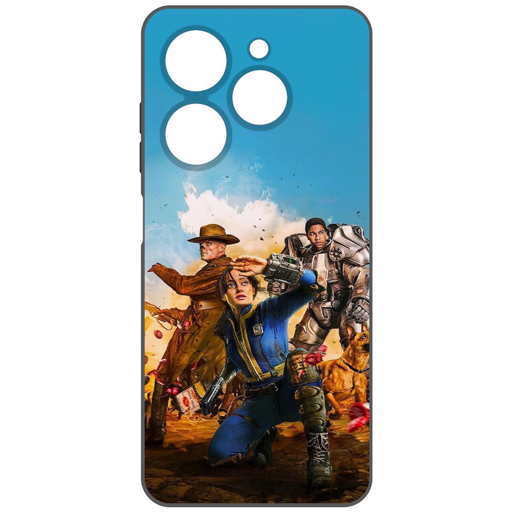 Чехол-накладка Krutoff Soft Case Фоллаут (Fallout) -Люси, Гуль и Аарон для TECNO Spark 20С
Чехол-накладка Krutoff Soft Case Фоллаут (Fallout) -Люси, Гуль и Аарон для TECNO Spark 20С