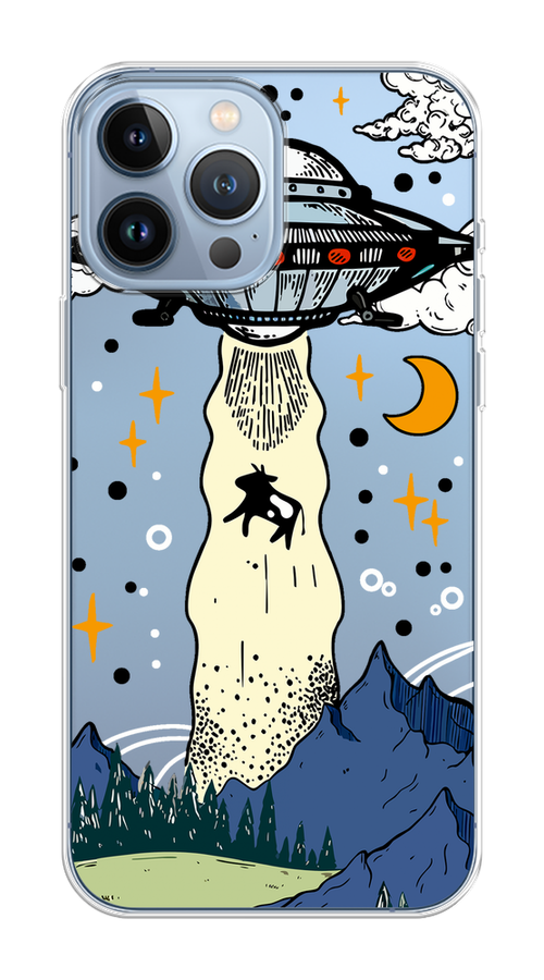 Чехол Homey на Apple iPhone 13 Pro Max "НЛО забирает корову", Бежевый;синий;желтый, 14450-1
Чехол Homey на Apple iPhone 13 Pro Max "НЛО забирает корову", Бежевый;синий;желтый, 14450-1