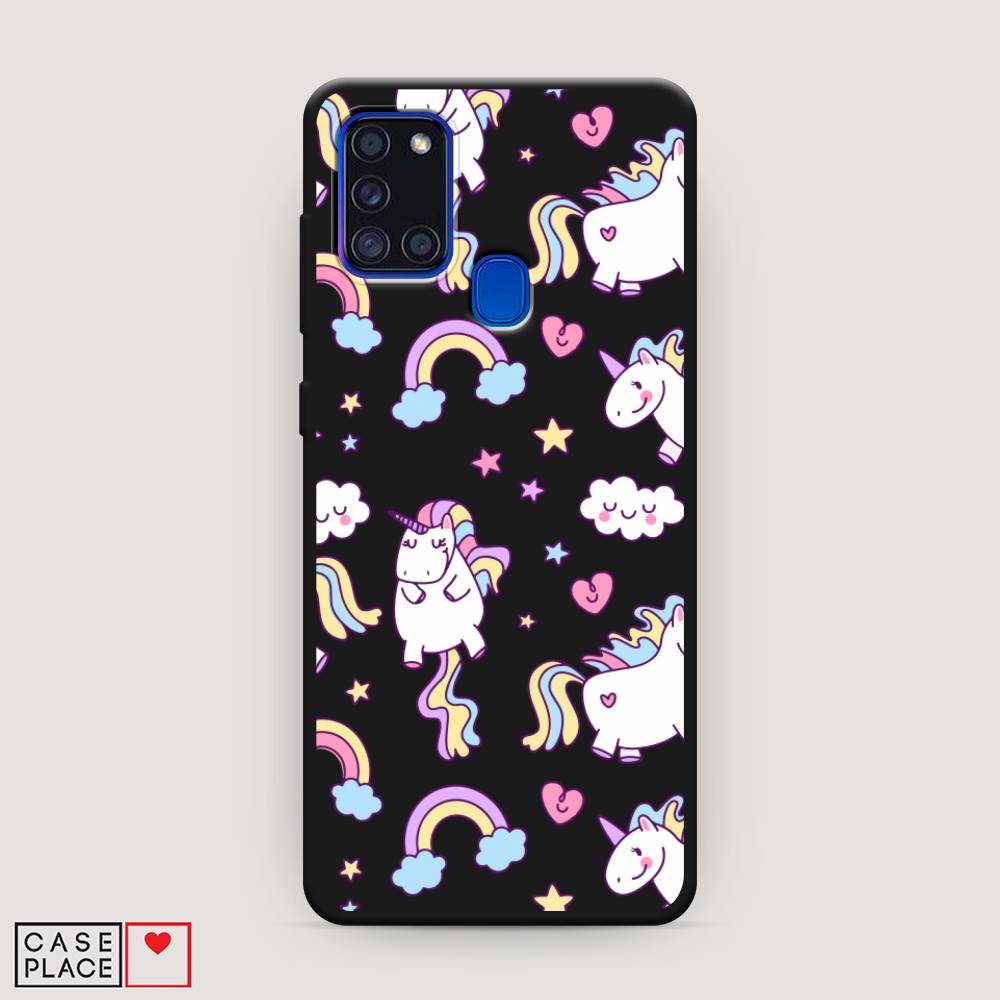 Матовый силиконовый чехол "Sweet unicorns dreams" на Samsung Galaxy A21s, Sweet unicorns dreams 
Матовый силиконовый чехол "Sweet unicorns dreams" на Samsung Galaxy A21s, Sweet unicorns dreams