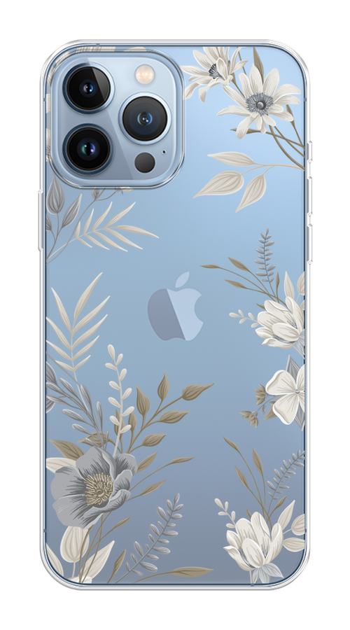 Чехол Homey на Apple iPhone 13 Pro Max "Цветы сепия", Серый;прозрачный;зеленый;белый, 14450-1
Чехол Homey на Apple iPhone 13 Pro Max "Цветы сепия", Серый;прозрачный;зеленый;белый, 14450-1