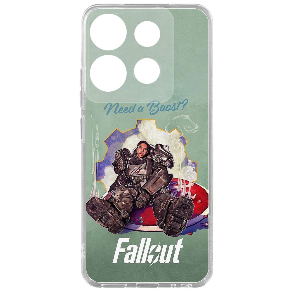Чехол-накладка Krutoff Clear Case Фоллаут (Fallout) - Нужно ускорение для TECNO POP 7, Прозрачный
Чехол-накладка Krutoff Clear Case Фоллаут (Fallout) - Нужно ускорение для TECNO POP 7, Прозрачный
