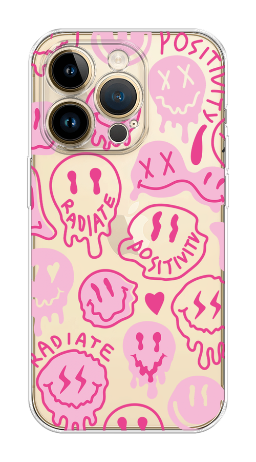 Чехол Homey на Apple iPhone 14 Pro Max "Галлюциногенные смайлики", Прозрачный;розовый, 15050-1
Чехол Homey на Apple iPhone 14 Pro Max "Галлюциногенные смайлики", Прозрачный;розовый, 15050-1