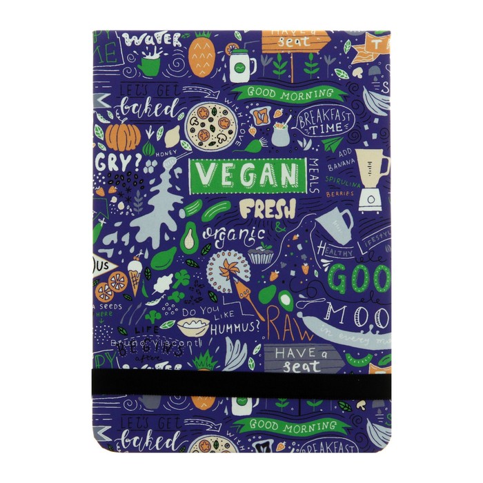 Записная книжка А6 100л кл на резинке Megapolis journal. Vegan. Черничный смузи 3-476/05
Записная книжка А6 100л кл на резинке Megapolis journal. Vegan. Черничный смузи 3-476/05