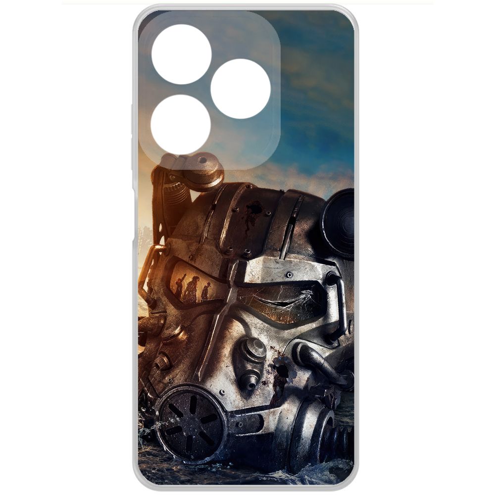 Чехол-накладка Krutoff Clear Case Фоллаут (Fallout) - Шлем Т-60 для TECNO Spark 10, Прозрачный
Чехол-накладка Krutoff Clear Case Фоллаут (Fallout) - Шлем Т-60 для TECNO Spark 10, Прозрачный