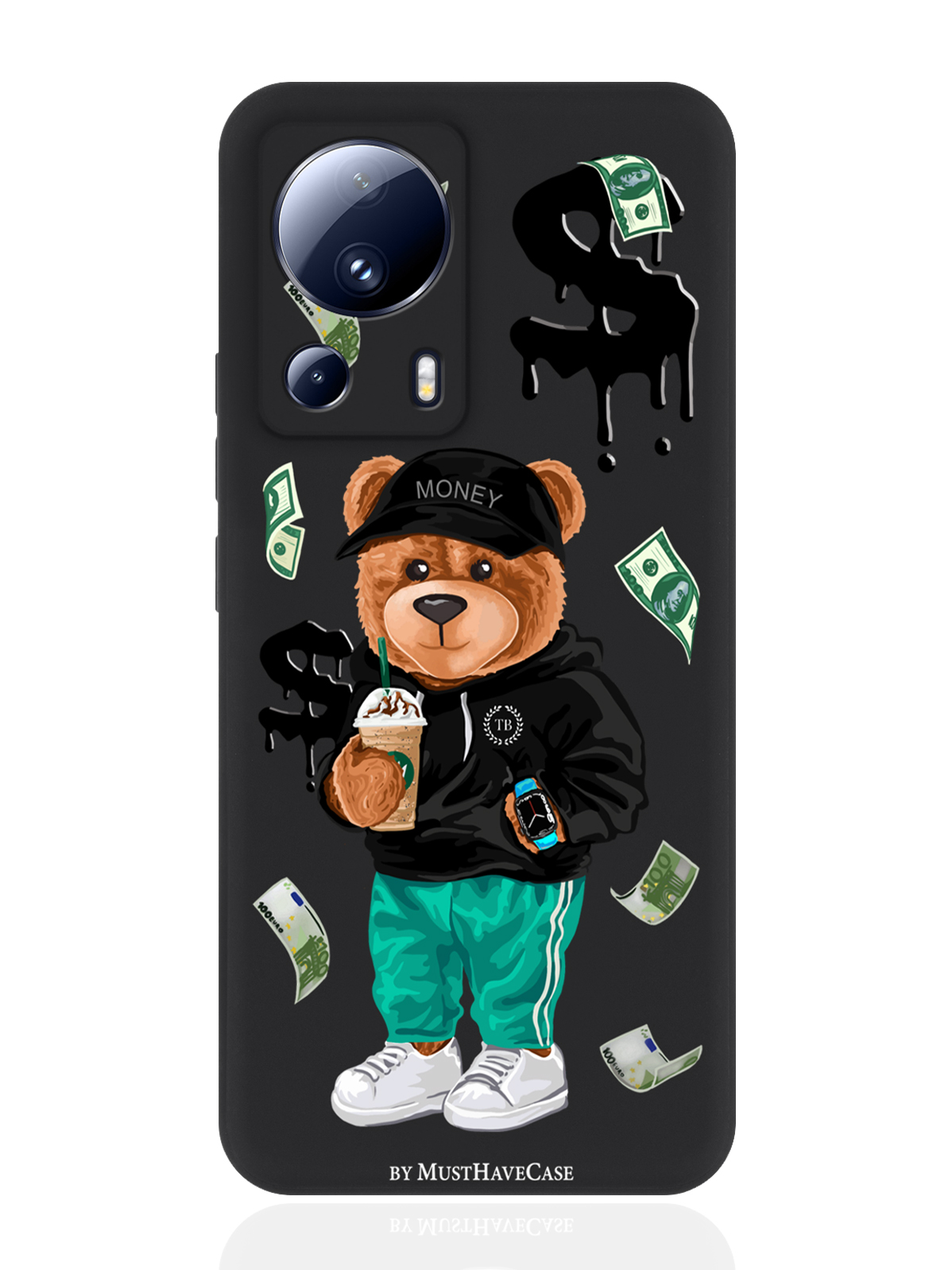 Чехол для смартфона Xiaomi Mi 13 Lite черный силиконовый Tony Bear/ Мишка Тони, Черный;белый
Чехол для смартфона Xiaomi Mi 13 Lite черный силиконовый Tony Bear/ Мишка Тони, Черный;белый