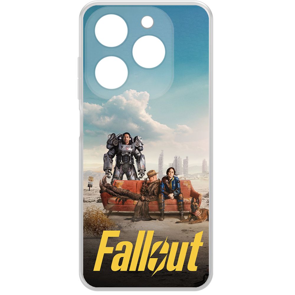 Чехол-накладка Krutoff Clear Case Фоллаут (Fallout) - Постер для TECNO Spark Go 2024, Прозрачный
Чехол-накладка Krutoff Clear Case Фоллаут (Fallout) - Постер для TECNO Spark Go 2024, Прозрачный