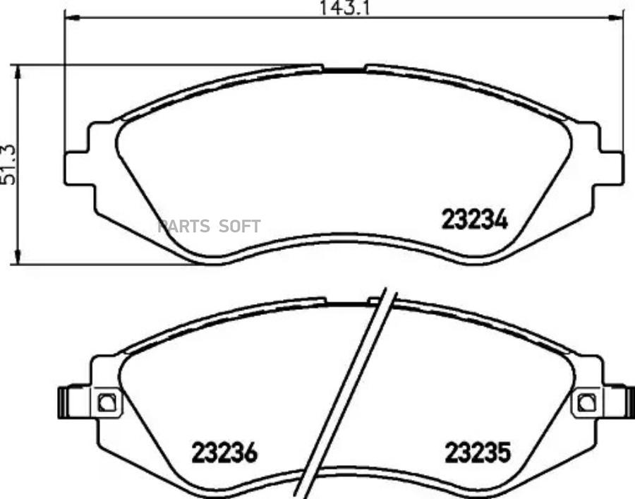 Колодки тормозные перед CHEVROLET, DAEWOO ARANOS, ESPERO, EVANDA, GENTRA, LACETTI, LANOS,
Колодки тормозные перед CHEVROLET, DAEWOO ARANOS, ESPERO, EVANDA, GENTRA, LACETTI, LANOS,