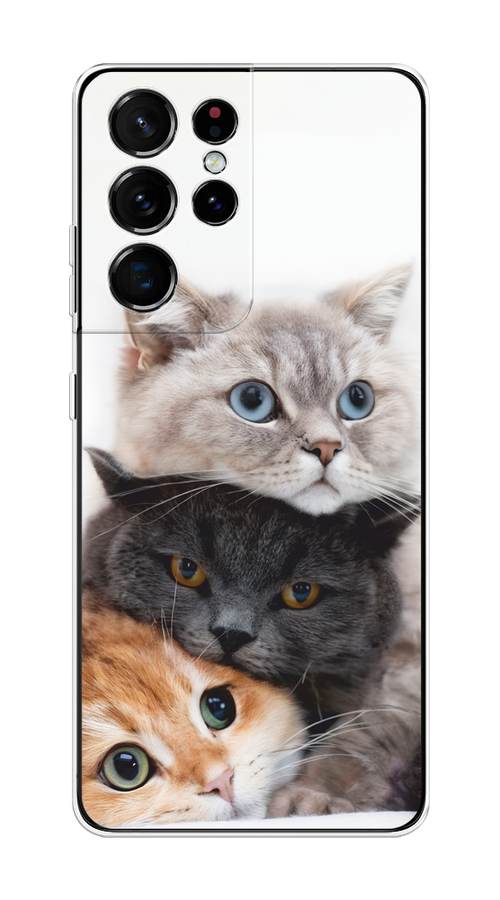 Чехол на Samsung Galaxy S21 Ultra "Пушистые мордашки", Серый;черный;оранжевый, 2102250-1
Чехол на Samsung Galaxy S21 Ultra "Пушистые мордашки", Серый;черный;оранжевый, 2102250-1