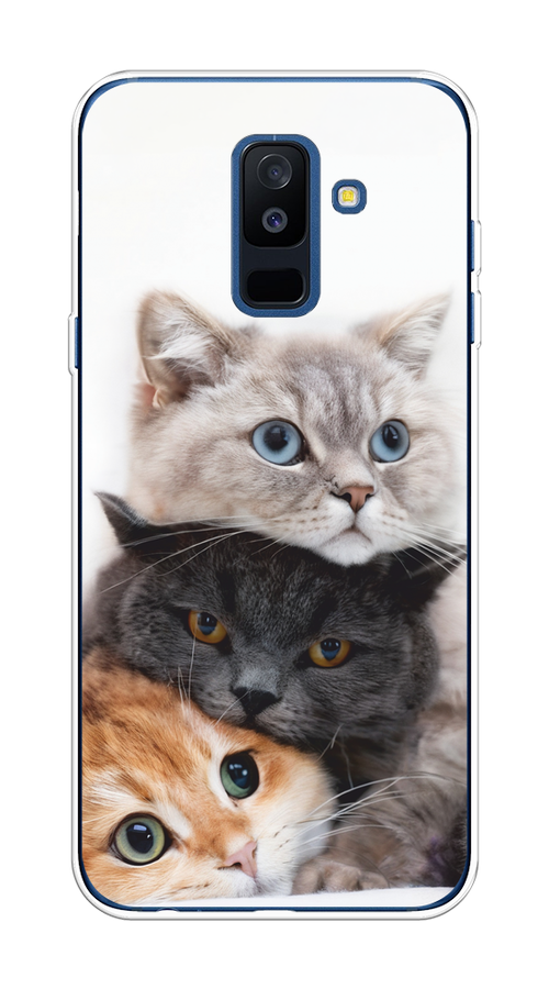 Чехол на Samsung Galaxy A6 Plus "Пушистые мордашки", Серый;черный;оранжевый, 26050-1
Чехол на Samsung Galaxy A6 Plus "Пушистые мордашки", Серый;черный;оранжевый, 26050-1