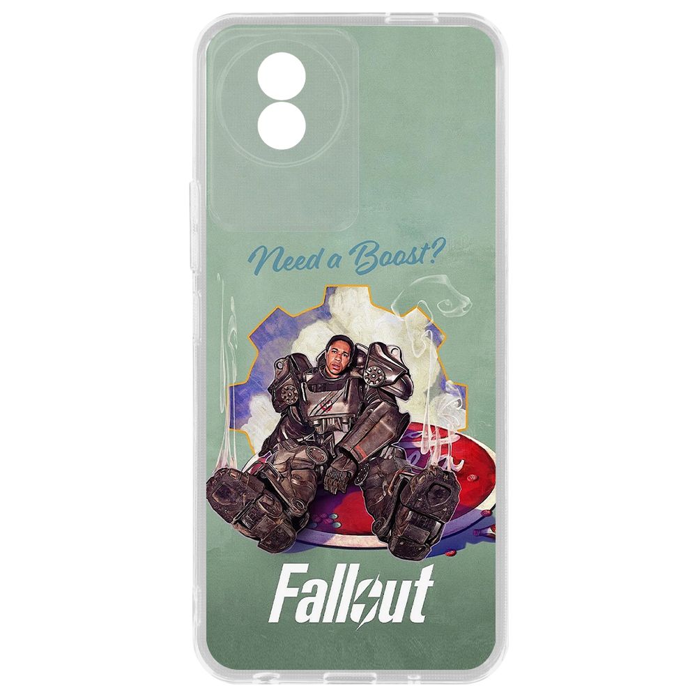 Чехол-накладка Krutoff Clear Case Фоллаут (Fallout) - Нужно ускорение для Vivo Y02, Прозрачный
Чехол-накладка Krutoff Clear Case Фоллаут (Fallout) - Нужно ускорение для Vivo Y02, Прозрачный