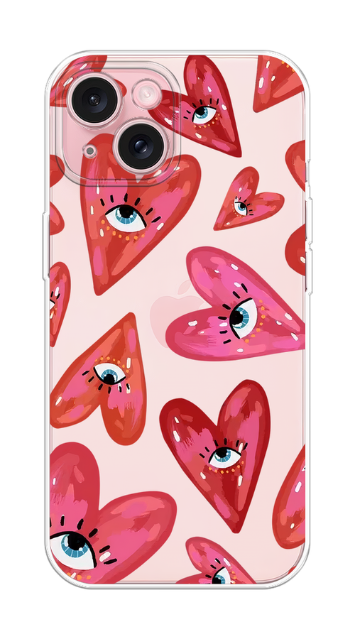 Чехол Homey на Apple iPhone 15 "Сердечки с глазами", Коричневый;красный;розовый, 15550-1
Чехол Homey на Apple iPhone 15 "Сердечки с глазами", Коричневый;красный;розовый, 15550-1