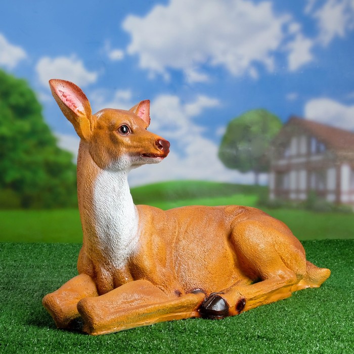 Садовая фигура "Олень" 57х25х40см, Разноцветный 
Садовая фигура "Олень" 57х25х40см, Разноцветный