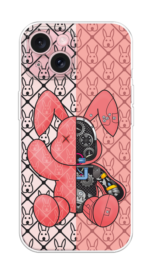 Чехол Homey на Apple iPhone 15 "Киборг-заяц розовый", Розовый;прозрачный;черный, 15550-1
Чехол Homey на Apple iPhone 15 "Киборг-заяц розовый", Розовый;прозрачный;черный, 15550-1