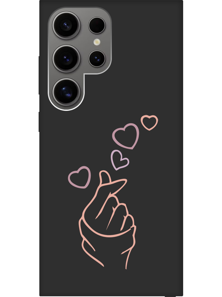 Силиконовый чехол на Samsung Galaxy S24 Ultra с рисунком "K-Heart" Soft Touch черный, Черный;розовый;фиолетовый, 20011900
Силиконовый чехол на Samsung Galaxy S24 Ultra с рисунком "K-Heart" Soft Touch черный, Черный;розовый;фиолетовый, 20011900