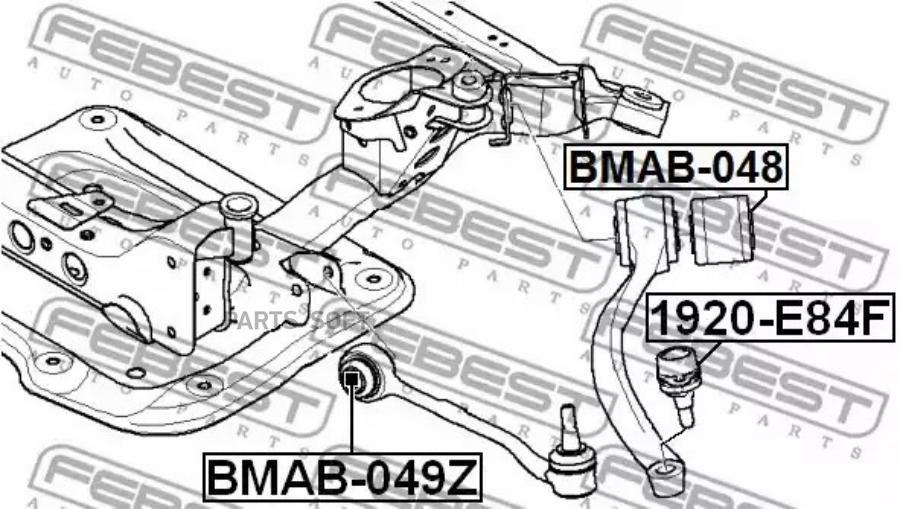 Опора Шар.Пер.Поворотного Кулака Bmw 3 (E90/E91) 2004-2012 Febest арт. 1920-E84F
Опора Шар.Пер.Поворотного Кулака Bmw 3 (E90/E91) 2004-2012 Febest арт. 1920-E84F