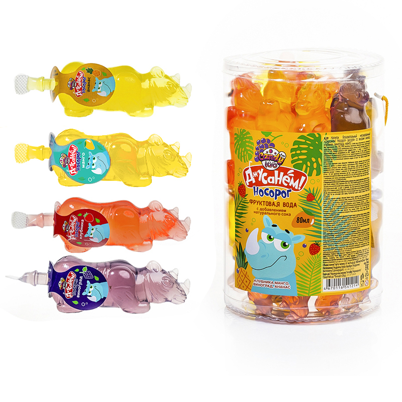 Напиток безалкогольный негазированный fun Candy lab Джусанём! Носорог, 24шт*80мл, фруктовая вода
Напиток безалкогольный негазированный fun Candy lab Джусанём! Носорог, 24шт*80мл, фруктовая вода